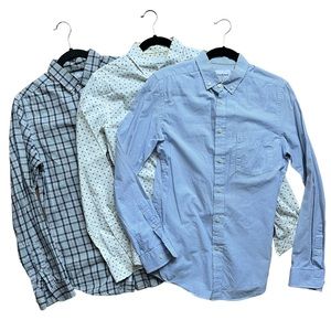 Goodfellow & Co. Button Down Shirts Size Small Different Patterns Bundle of 3